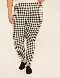 Gingham Layering Fashion Legging