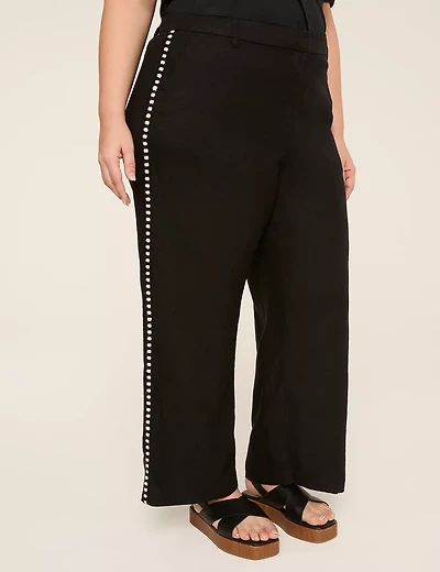 Linen Wide Leg Pant
