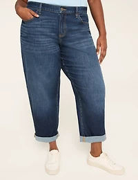 Boyfriend Fit Capri Jean