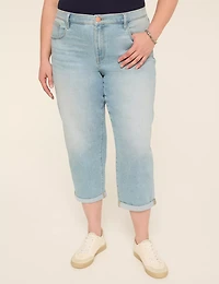 Boyfriend Fit Capri Jean