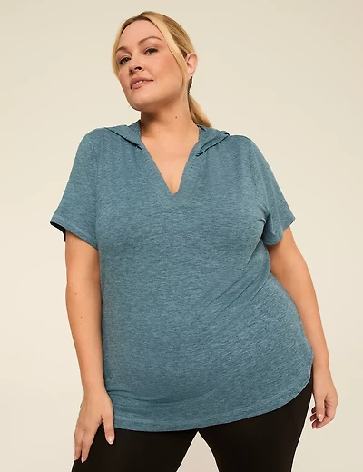 LIVI Soft Short-Sleeve Hoodie
