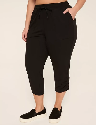 LIVI Soft Ruched Crop