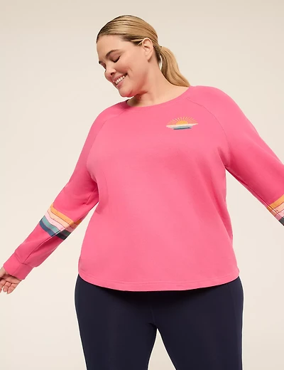 LIVI Long-Sleeve Crew-Neck Sweatshirt