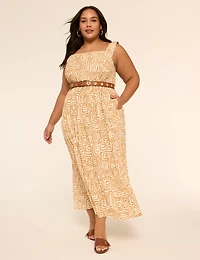 Square-Neck Tank Maxi Dress