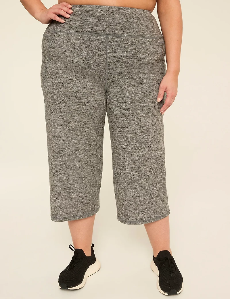 LIVI High-Rise Livi Soft Marled Wide Leg Crop