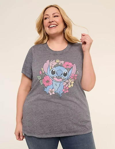 Crew-Neck Stitch Graphic