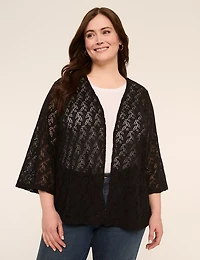 Open-Front Crochet Overpiece