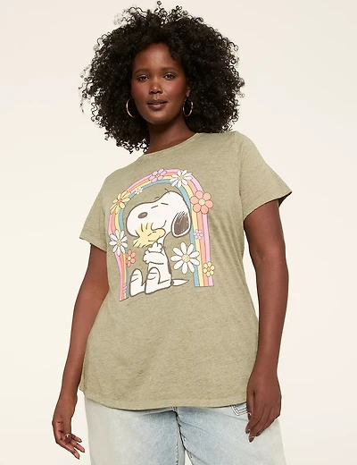 Short-Sleeve Snoopy Graphic Tee