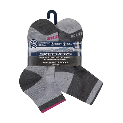 Skechers Half-Terry Quarter Crew 5-pack