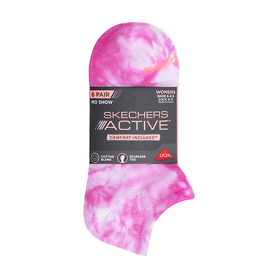 Skechers Non-Terry No Show Socks