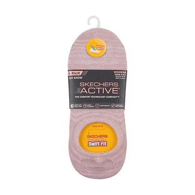 Skechers Non-Terry No Show Socks