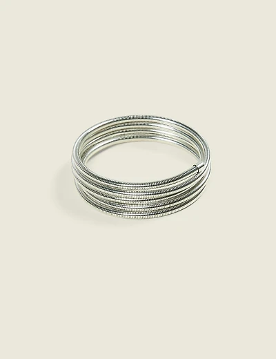 Silver Wrap Bracelet