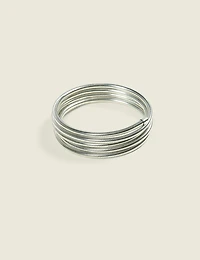 Silver Wrap Bracelet