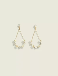 Mini Flower Teardrop Earrings
