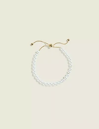 Simple Pearlized Pull Chain Bracelet