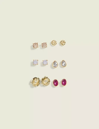 Butterfly Post Earrings 6-Pack