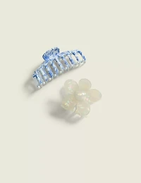 Floral Claw Clip 2-Pack