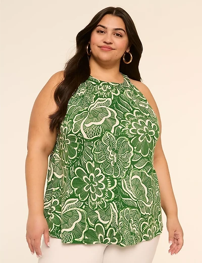 Sleeveless Halter Top