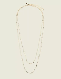 Small Crystal Station Necklace