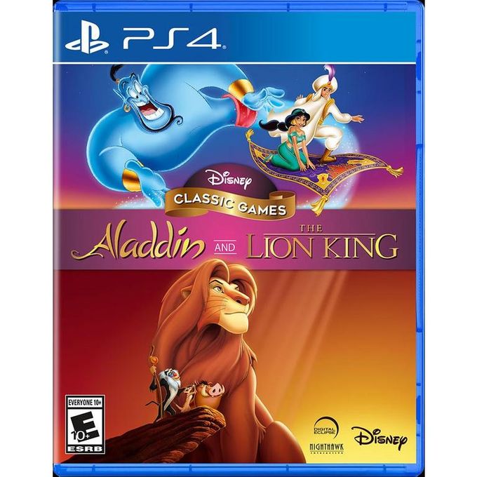 Disney Classic Games: Aladdin and The Lion King - PlayStation 4 (Nighthawk Interactive), New - GameStop