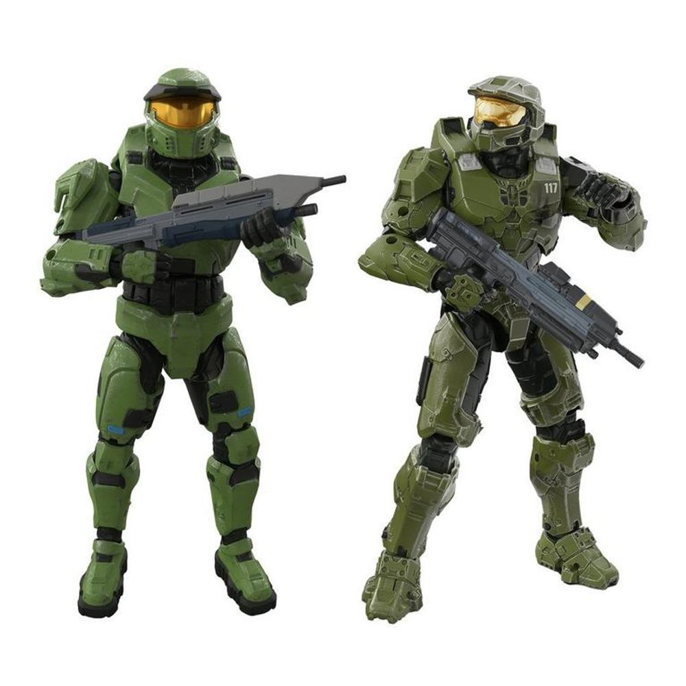 halo master chief 20th anniversary spartan collection action figure set only at gamestop