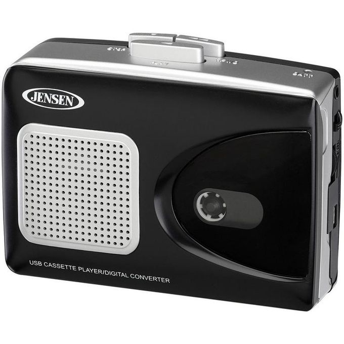 Jensen Cassette Player with Built-In Speaker and MP3 Conversion (GameStop)