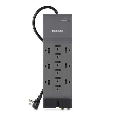 Belkin 12 Outlet Surge Protector with 8-foot cord (GameStop)
