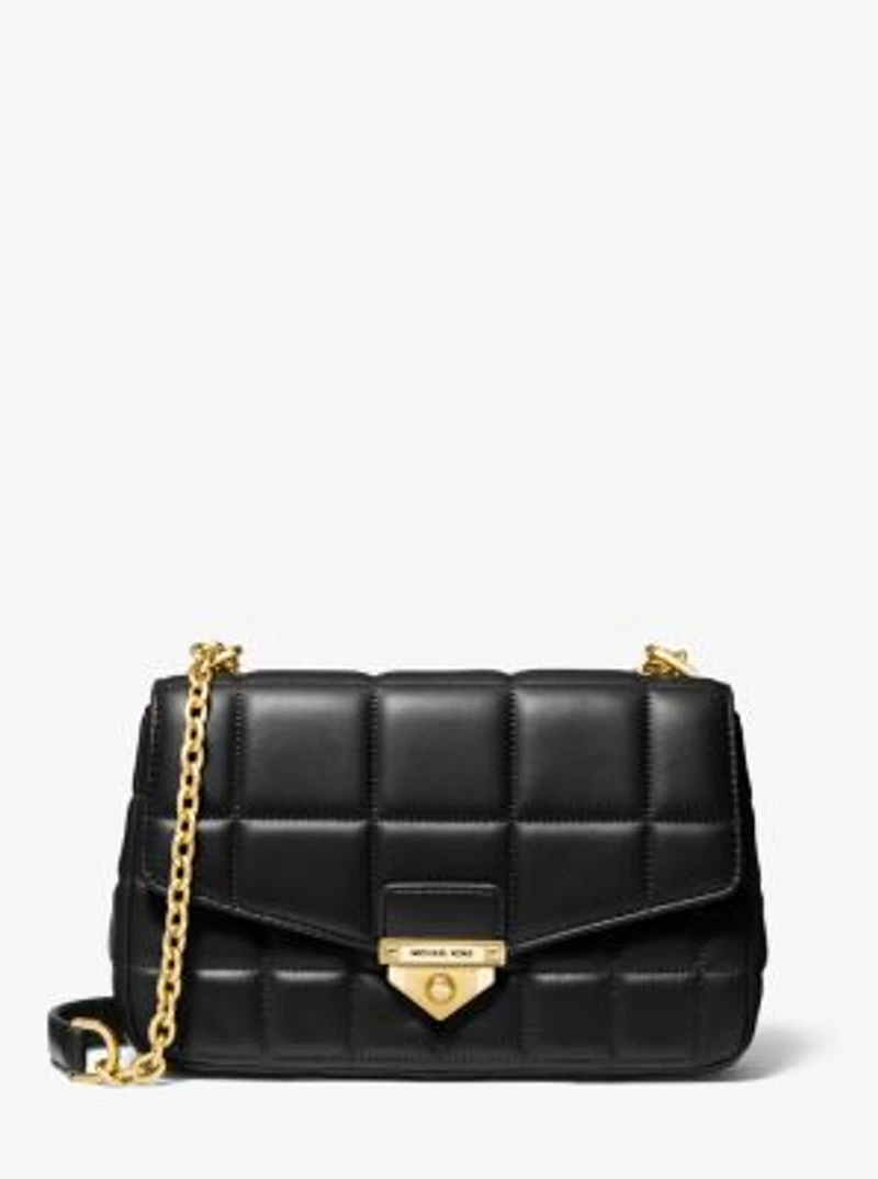 SoHo Large Quilted Leather Shoulder Bag