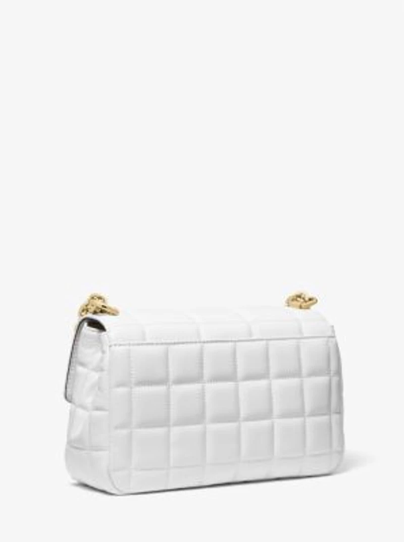 Grand sac à épaule SoHo en cuir matelassé