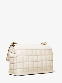 Très grand sac à épaule SoHo en cuir matelassé