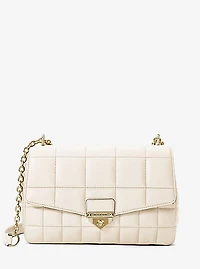 Très grand sac à épaule SoHo en cuir matelassé