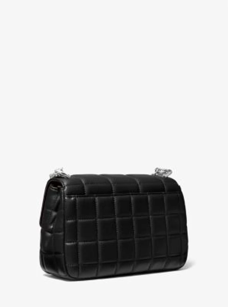 SoHo Large Quilted Leather Shoulder Bag