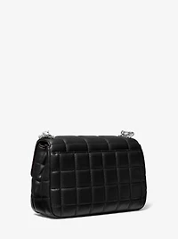 SoHo Large Quilted Leather Shoulder Bag