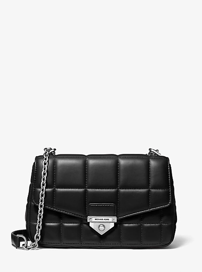 SoHo Large Quilted Leather Shoulder Bag