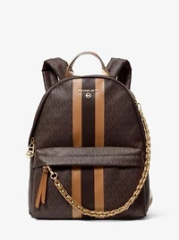 Slater Medium Logo Stripe Backpack