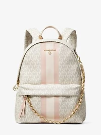 Slater Medium Logo Stripe Backpack