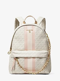 Slater Medium Logo Stripe Backpack