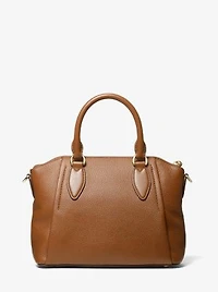 Sienna Medium Pebbled Leather Satchel