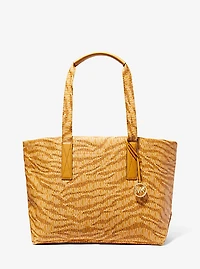 Grand sac fourre-tout The Michael à imprimé animalier et à logo