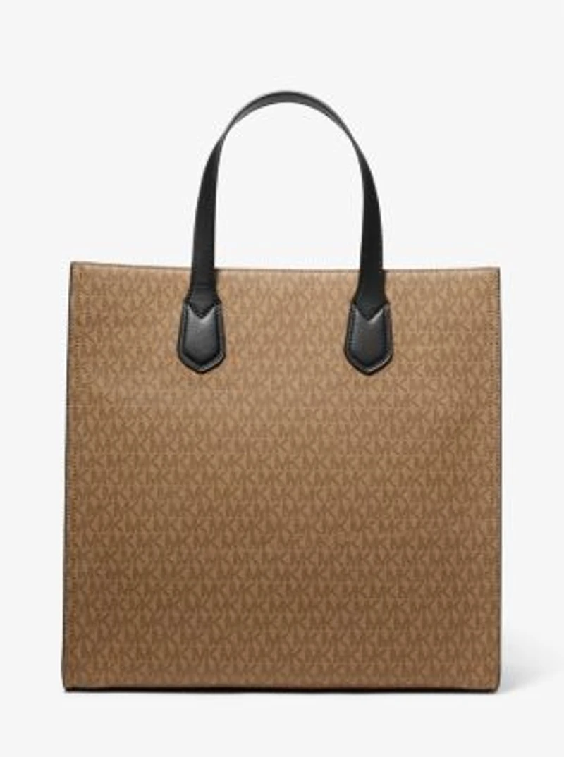 Kempner Large Logo Stripe Tote Bag
