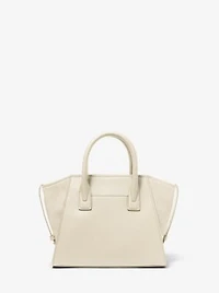 Petit sac à main Avril en cuir à fermeture éclair sur le dessus