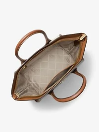 Grand sac à main Avril à logo et à fermeture éclair sur le dessus