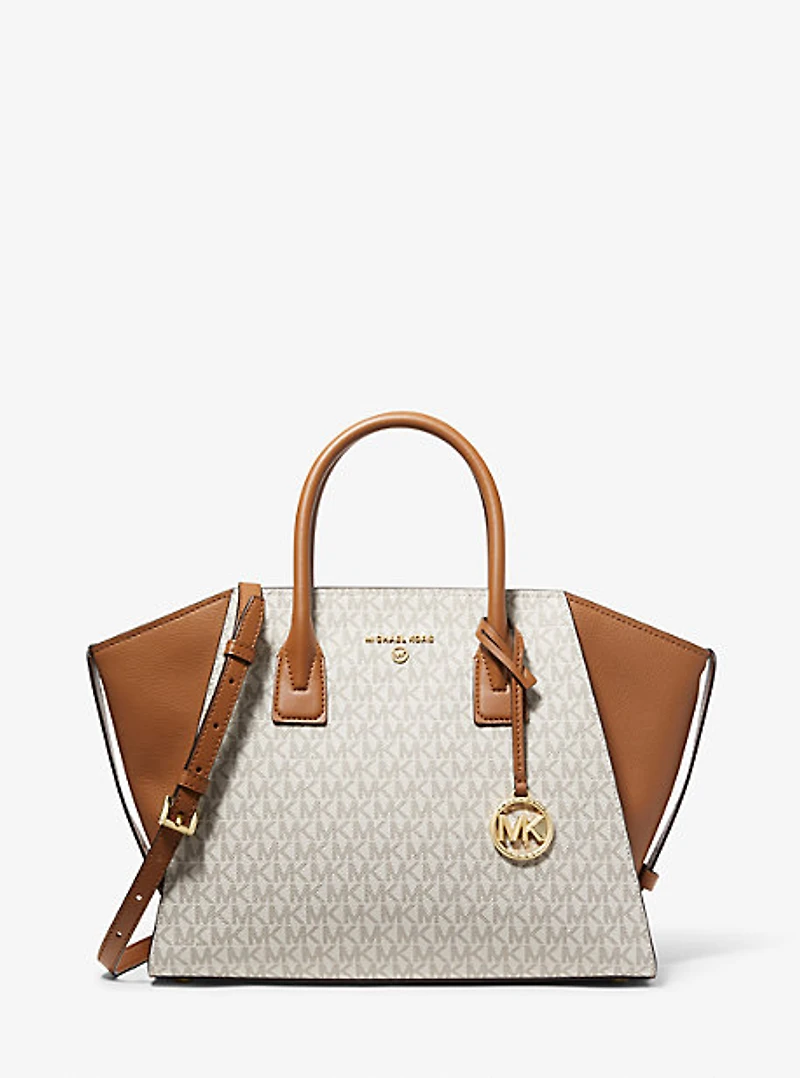 Grand sac à main Avril à logo et à fermeture éclair sur le dessus