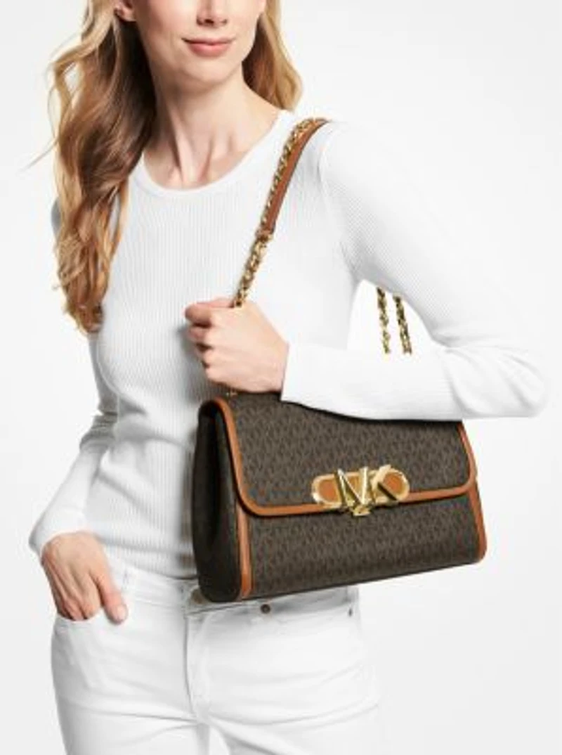 Très grand sac à épaule Parker à logo