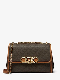 Très grand sac à épaule Parker à logo