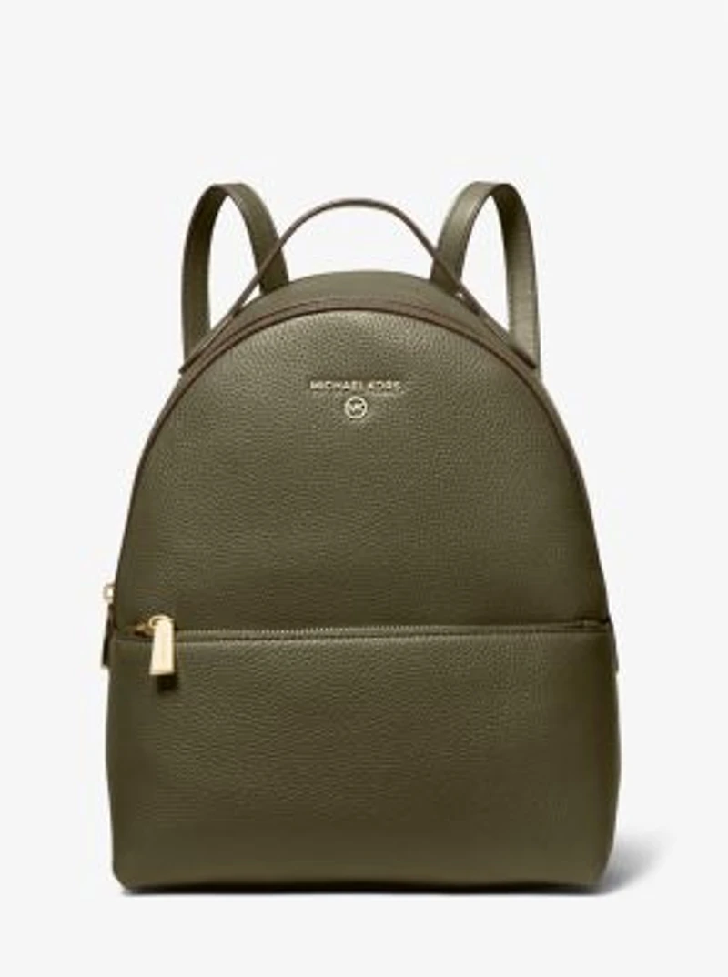 Sac à dos Valerie de taille moyenne en cuir grainé