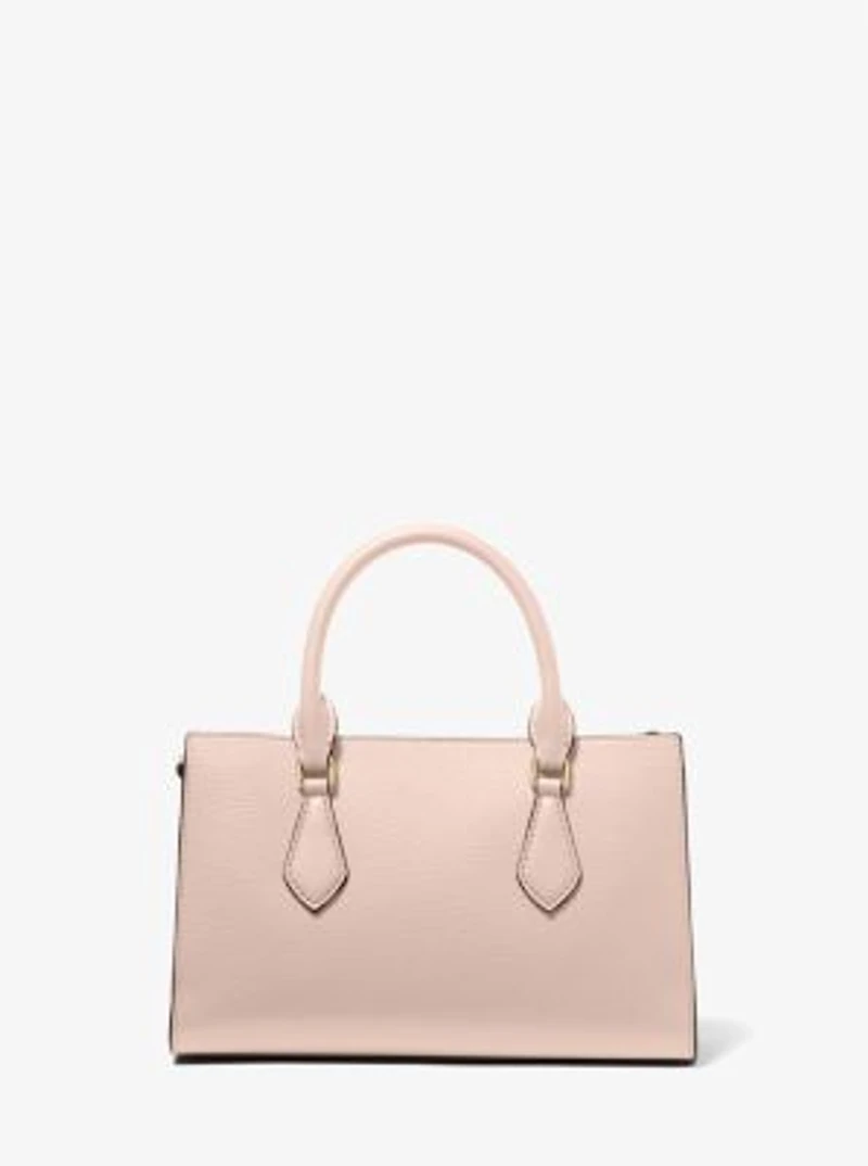 Valerie Small Pebbled Leather Satchel