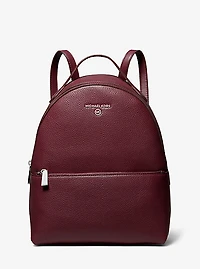 Sac à dos Valerie de taille moyenne en cuir grainé