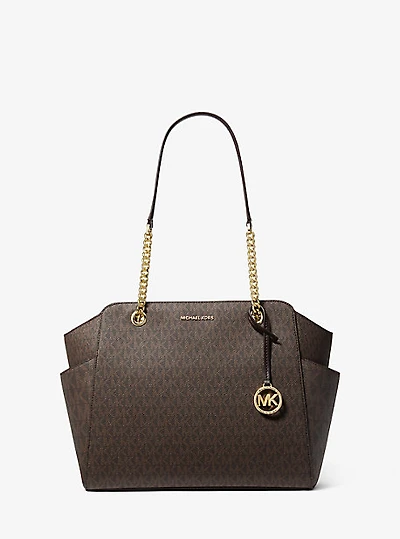 Sac fourre-tout Jacquelyn de taille moyenne à logo