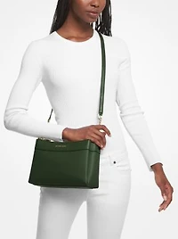 Lori Small Faux Saffiano Leather Crossbody Bag